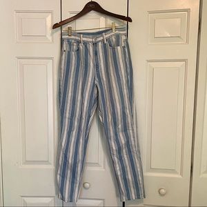 American eagle striped jeans